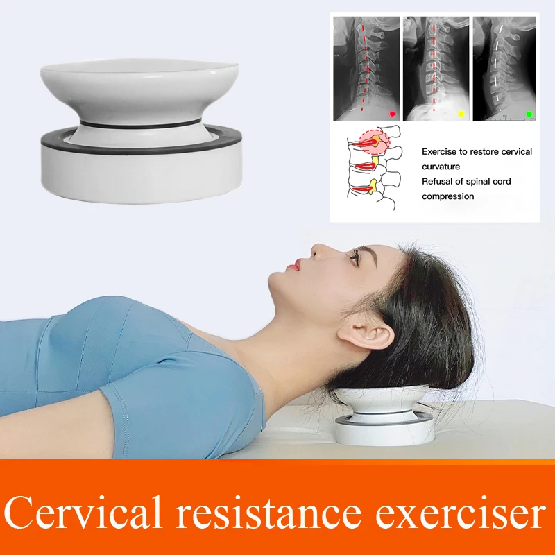 Cervical Massager Neck Stretch Cervical Resistance Exerciser Orthopedic Neck Traction Posture Corrector Orthopedic Pillow