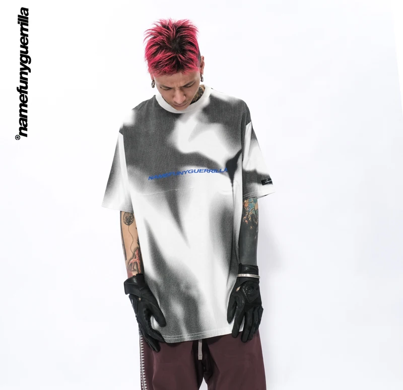 

Namefunyguerrilla HIP HOP graphic t shirts oversized t shirt new arrival 2021 goth clothes mens clothing woman tshirts LSD48