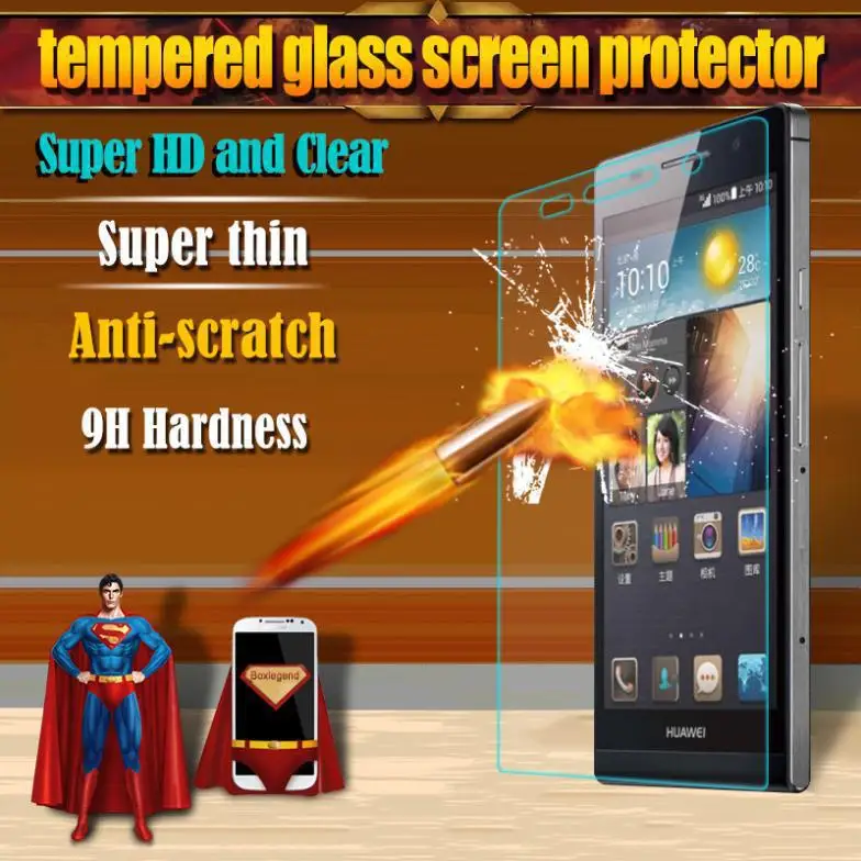Ультратонкое противоударное закаленное стекло 0 26 мм для защиты экрана Huawei Ascend P6 |