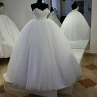 Женское свадебное платье It's yiiya, белое фатиновое платье с открытыми плечами и аппликацией на шнуровке на лето 2021