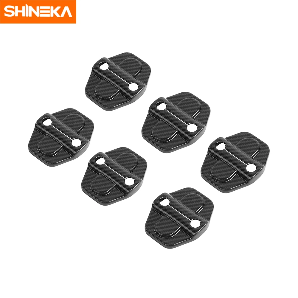 Молдинги SHINEKA для салона Jeep Wrangler Gladiator JT комплект декоративных крышек замка двери