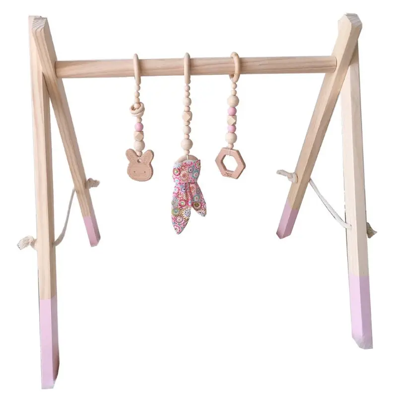 

1 компл. Nordic Cartoon Baby Wooden Rabbit игрушечные уши подвеска спортзал стойка для фитнеса комплекты