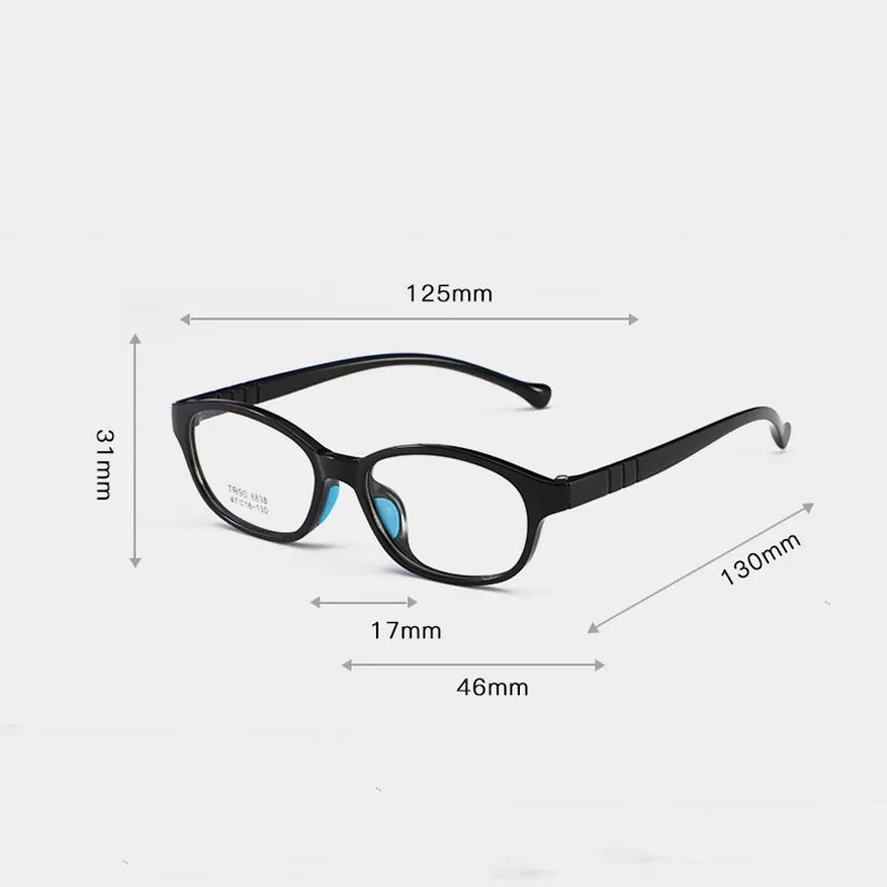 Iboode Kids TR90 силиконовая оправа для очков Детские ультралегкие оптические сеточки для девочек очки для мальчиков очки с гибкой оправой