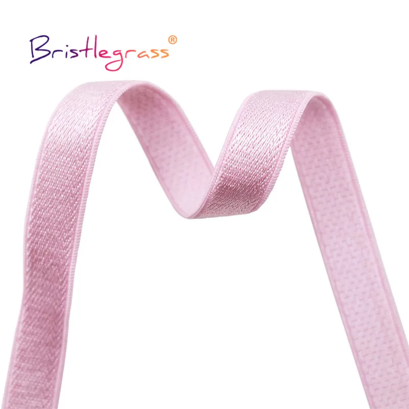 BRISTLEGRASS 2 5 10 ярдов 3/8 &quot10 мм блестящий нейлон эластичные ленты из спандекса