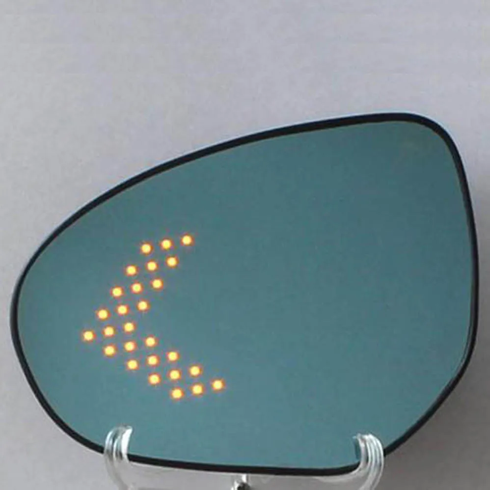 Синее широкоугольное светодиодное зеркало заднего вида для mazda 2 m2|view mirror|wide rear view