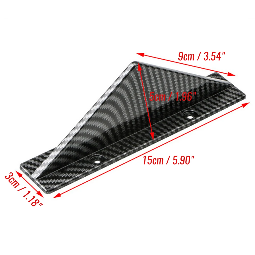 4X Автомобильный задний бампер диффузор треугольный спойлер для BMW E46 E90 E60