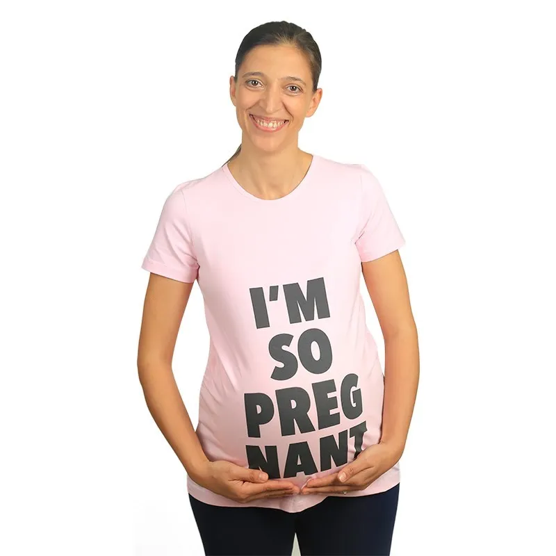 WelcomeBaby мама ребенка материнства футболка беременных розовый|Футболки| |
