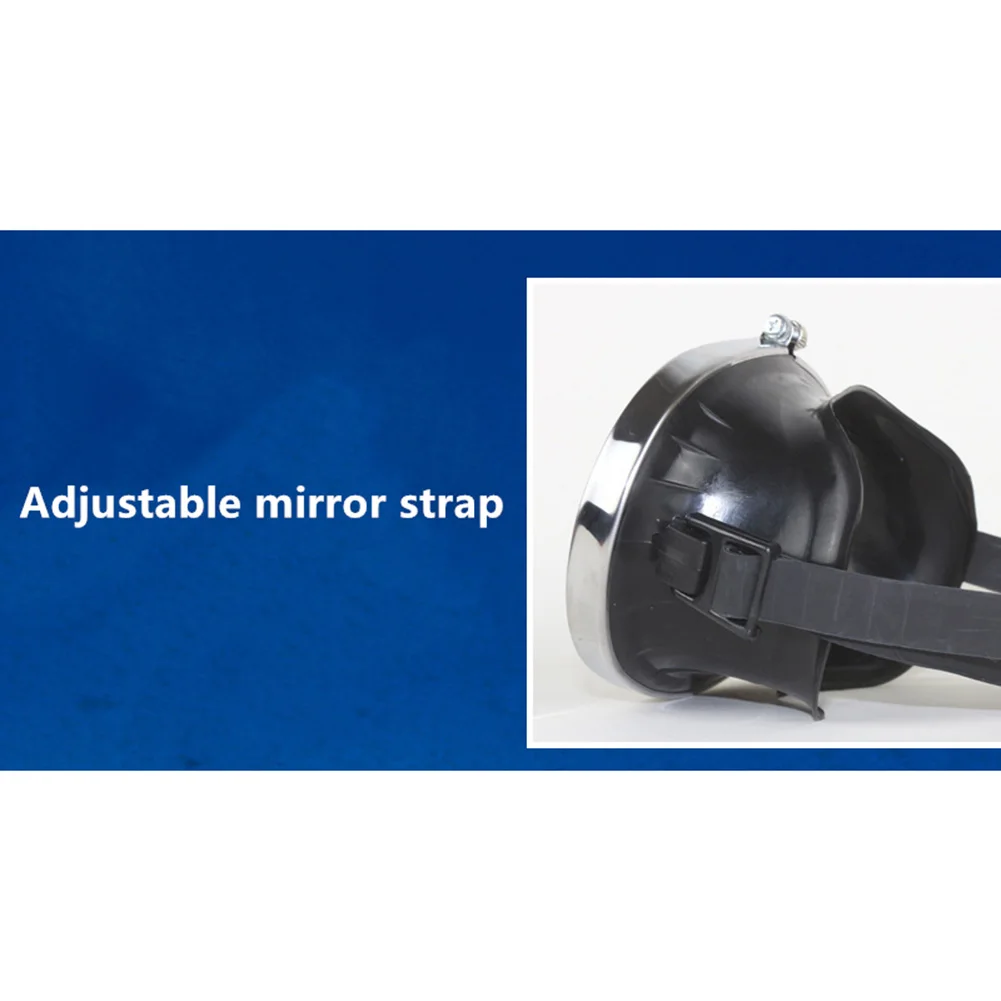 

12CM Underwater Diving Goggles Anti Fog PVC Glass Half Face Glasses Lens Outdoor Swimming Diving Equipment