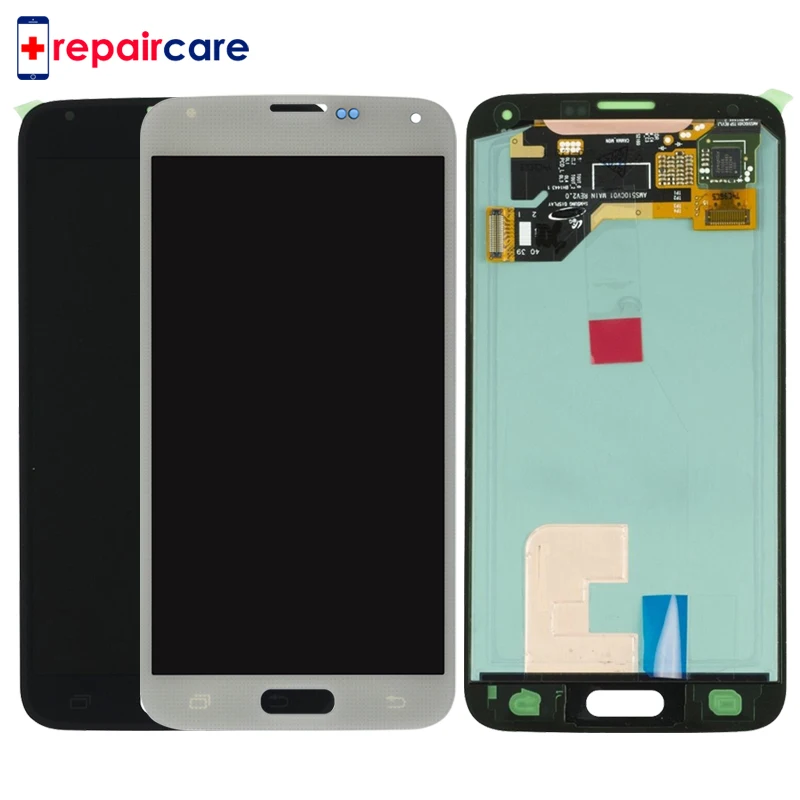 5.1'' OEM AMOLED LCD For SAMSUNG S5 Touch Screen Galaxy Display i9600 G900 + Fingerprint | Мобильные телефоны и