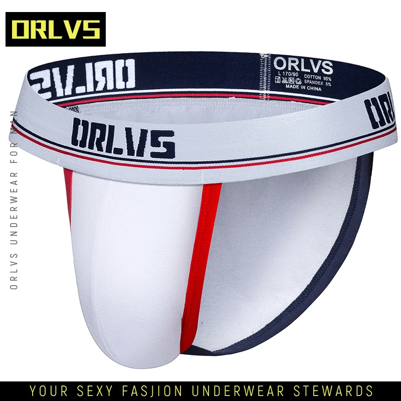 Мужские трусы джоки ORLVS Черные стринги бикини гей OR184 2019| |