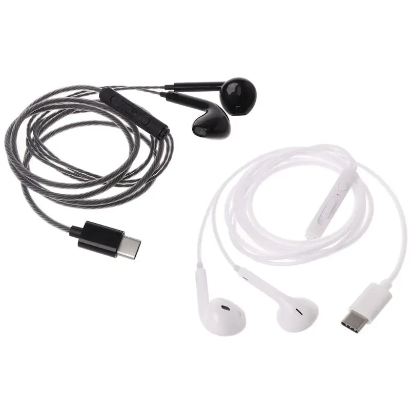 Наушники с тяжелыми басами Спортивная гарнитура для телефонов Type C