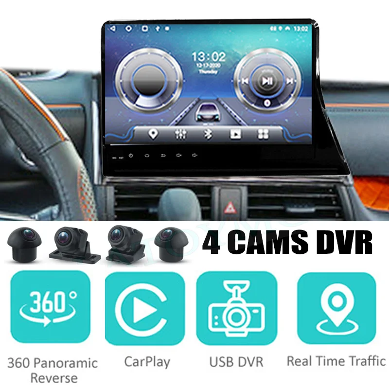 Car Audio Navigation Stereo Carplay DVR 360 Birdview Around 4G Android System For TOYOTA Sienta XP80 XP170 Car Audio Navigation Stereo Carplay DVR 360 Birdview Around 4G Android System For TOYOTA Sienta XP80 XP170