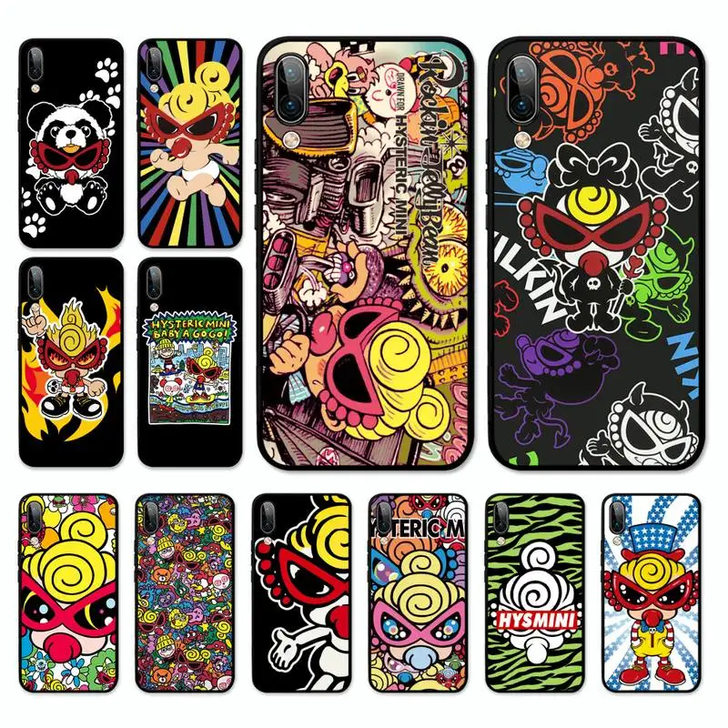 

Japan Fashion hysteric mini Phone Case For OPPO A9 A7 A3S A1K F5 Reno 2 Z Realme 6 5 Pro C3 Vivo Y91C Y51 Y31 Y19 Y17 Y11 V17