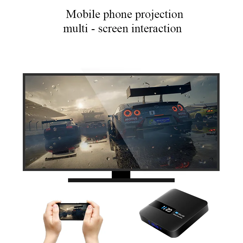 ТВ-приставка HONGTOP на базе Android 10 четырехъядерный процессор RK3229 YouTube Netflix 2 ГБ 16