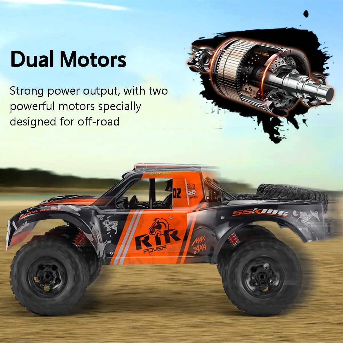 полноприводный радиоуправ