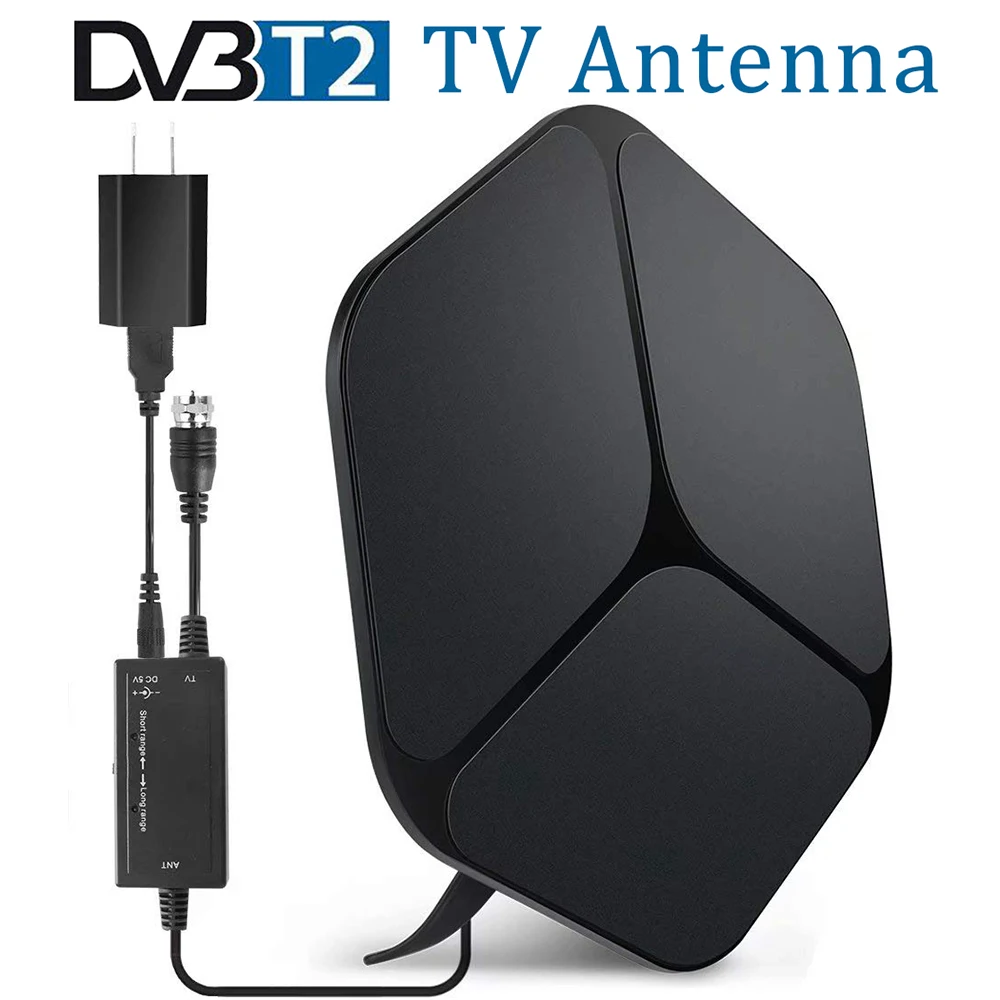 Satxtrem DVB T2 антенна ТВ цифровая для tdt ТВ приемник HD DVB-T2 комнатная ТВ антенна усилитель HD tv UHF DVBT телевизионная антенна 80 км