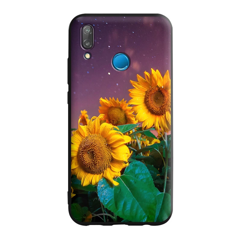 Чехол с летними маргаритками и подсолнухами для Huawei Mate 10 20 Lite Y6 Y7 Y9 Y6P P Smart S Y5P Y8P 2019 -