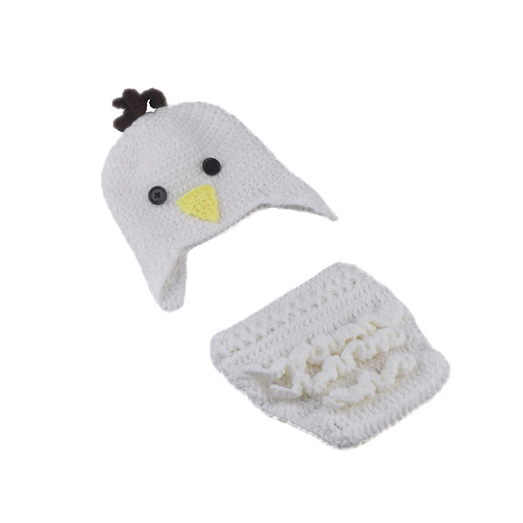 

Easter Newborn Cartoon Animal Photography Costume Baby Monthly 100 Days Photo Prop Infant Knit Hats Outfits Photo Accessories