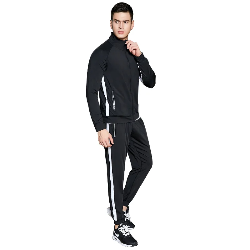 

The new play high speed dry in the fall and winter of sport suit men long sleeve T-shirt blasting sweat running clothes suits