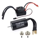 Racerstar 3660 бесщеточный двигатель 60A ESC водонепроницаемый w M0.6 металлические шестерни для Wltoys 104001 радиоуправляемые автомобили запчасти