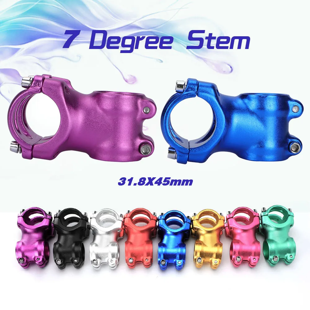 Шток штока горного велосипеда 7 градусов 45 мм Сверхлегкий вынос руля алюминиевый