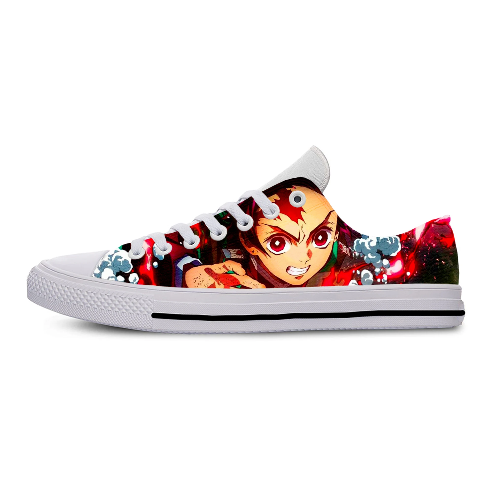 

Kamado Tanjirou Demon Slayer shoes for men Custom shoes Casual Shoes Travel Mens Walking Shoes Anime shoes
