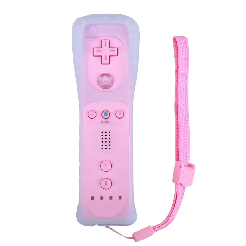 

Wireless Gamepad With Silicone Case for Wii Remote Controller Joystick X6HB