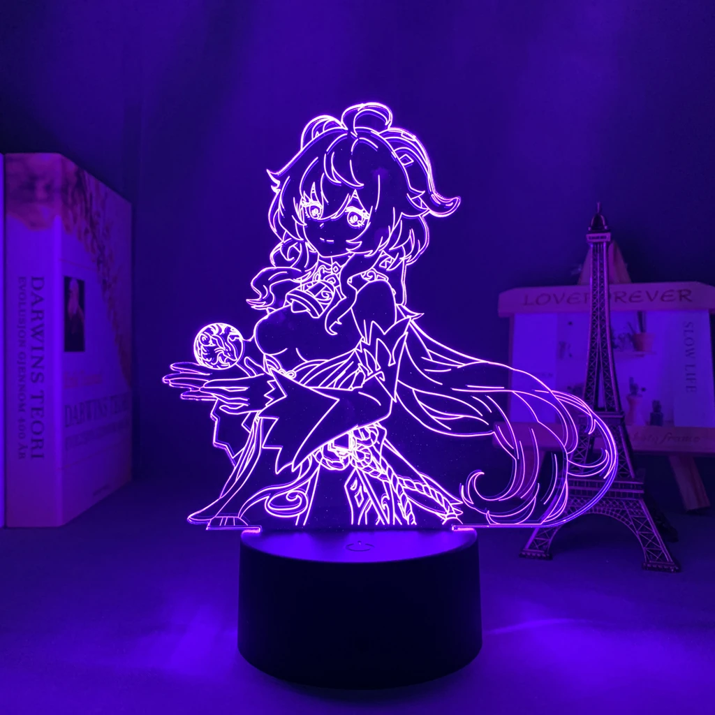 

Genshin Impact Ganyu Acrylic Led Night Lamp Led Night Light Game