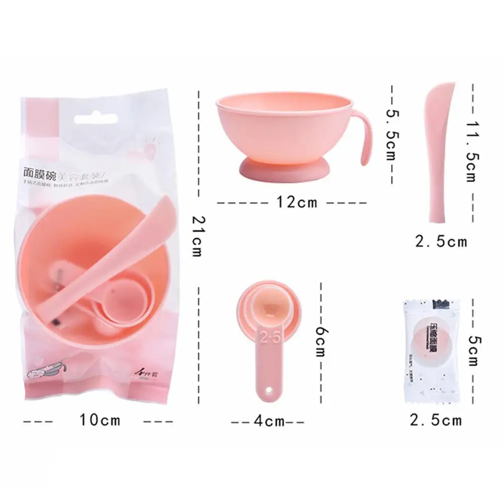 5 в 1 щетка и чашка для смешивания ложка палочка Красота Макияж набор маска лица