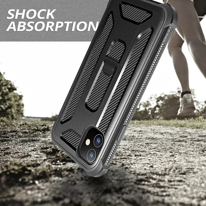 Роскошный Черный Твердый чехол для iPhone 11 pro Max черный с защитной пленкой экрана