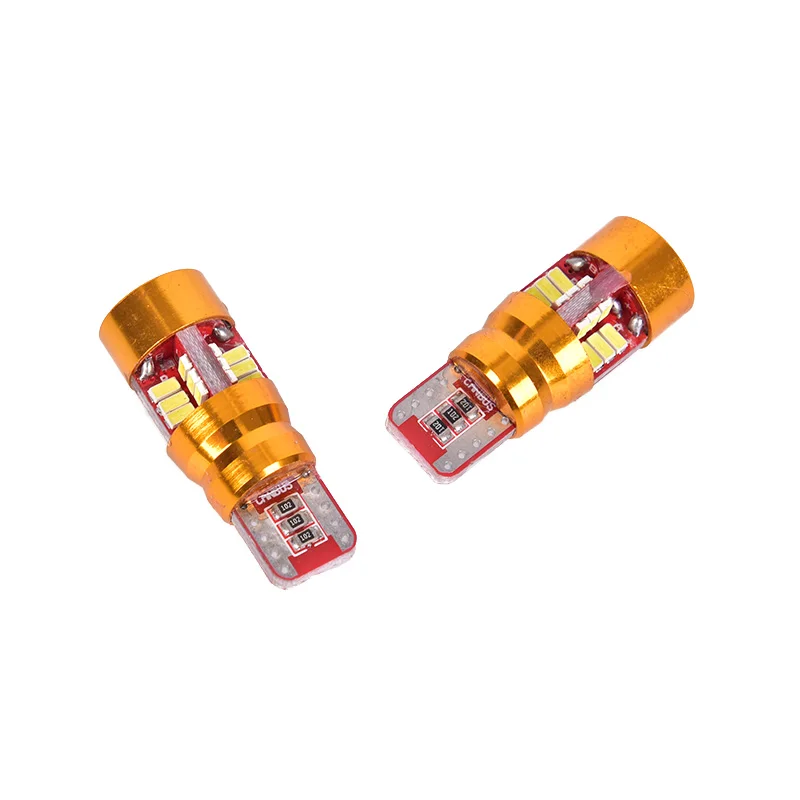 2 шт. Автомобильные светодиодные лампы T10 3014 27SMD|Сигнальная лампа| |