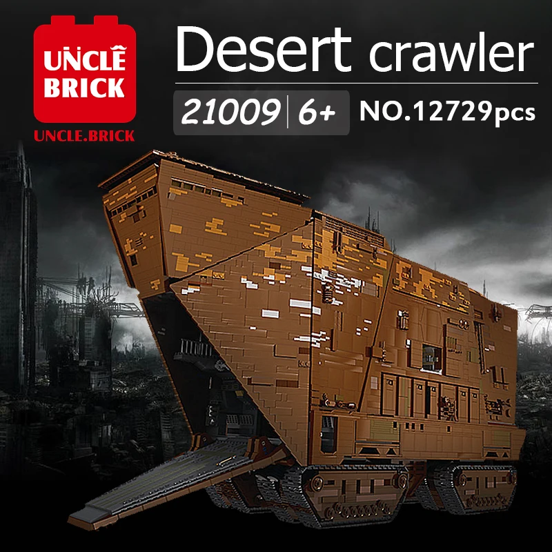 

21009 The caveod UCS Sandcrawler model set, assembled building blocks, children's educational DIY toys, Christmas gift 13168pcs