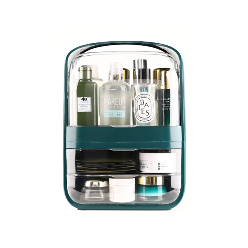 

Модный новый органайзер для макияжа, вместительный водонепроницаемый и пыленепроницаемый ящик для хранения косметики в ванной комнате, На...