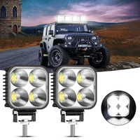 2xled work light bar driving lamp portable led flood light for outdoor camping hiking emergency car repairing suv boat work lamp