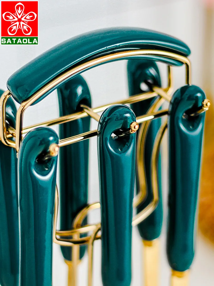 Nordic суда Стиль изумрудно-Нержавеющая сталь кухонная лопатка набор из семи