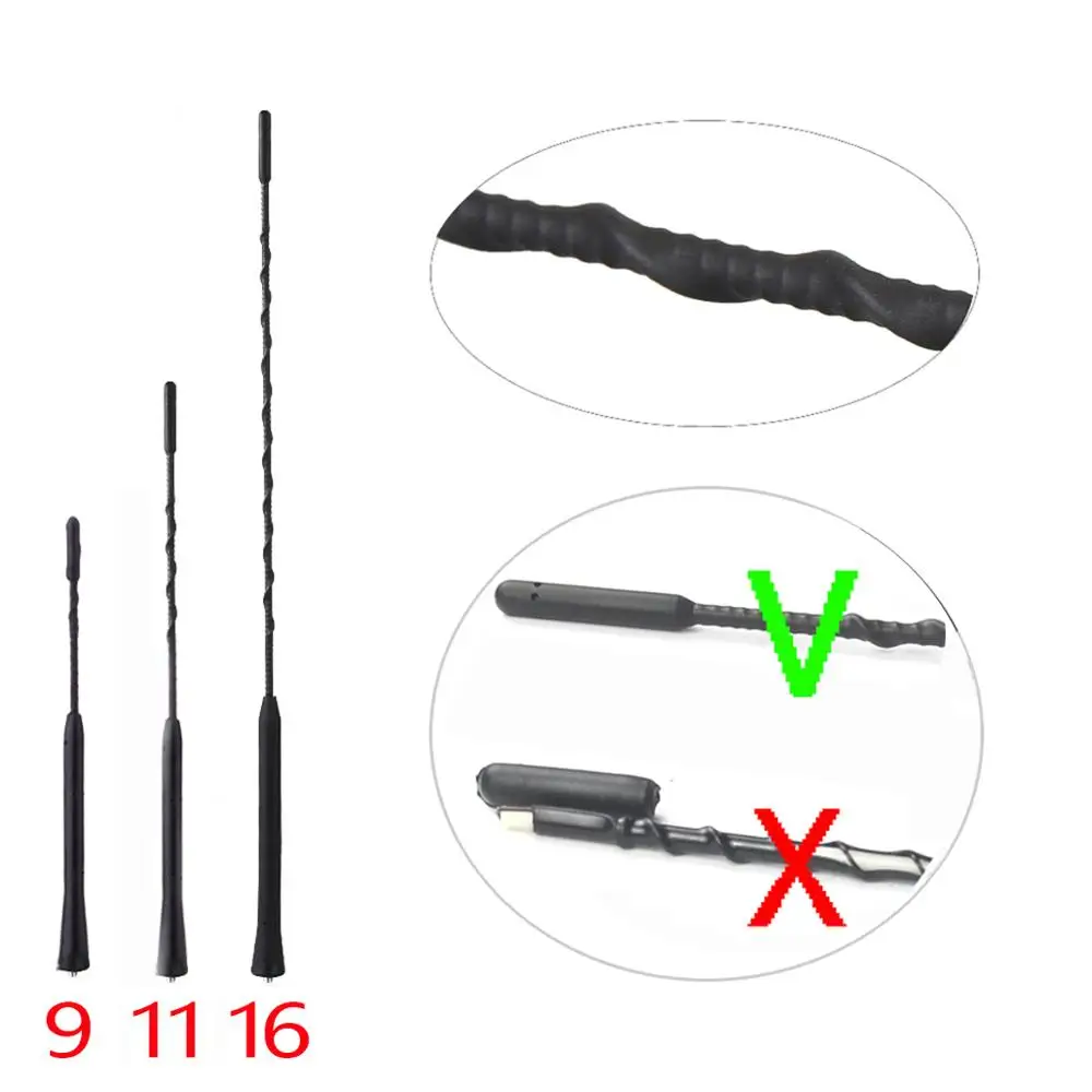 FM-антенна на крышу для автомобиля грузовика радио усилитель 9 11 16 дюймов BMW Toyota Audi