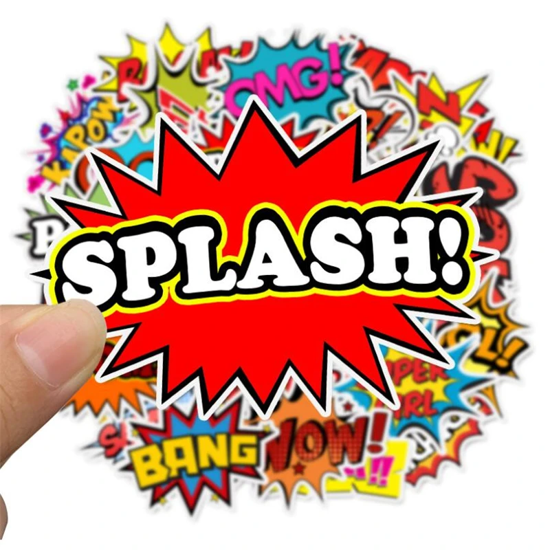 50PCS Cartoon english alphabet Sticker Waterproof for Laptop Skateboard Suitcase Guitar Furniture Decal DIY Toy | Дом и сад