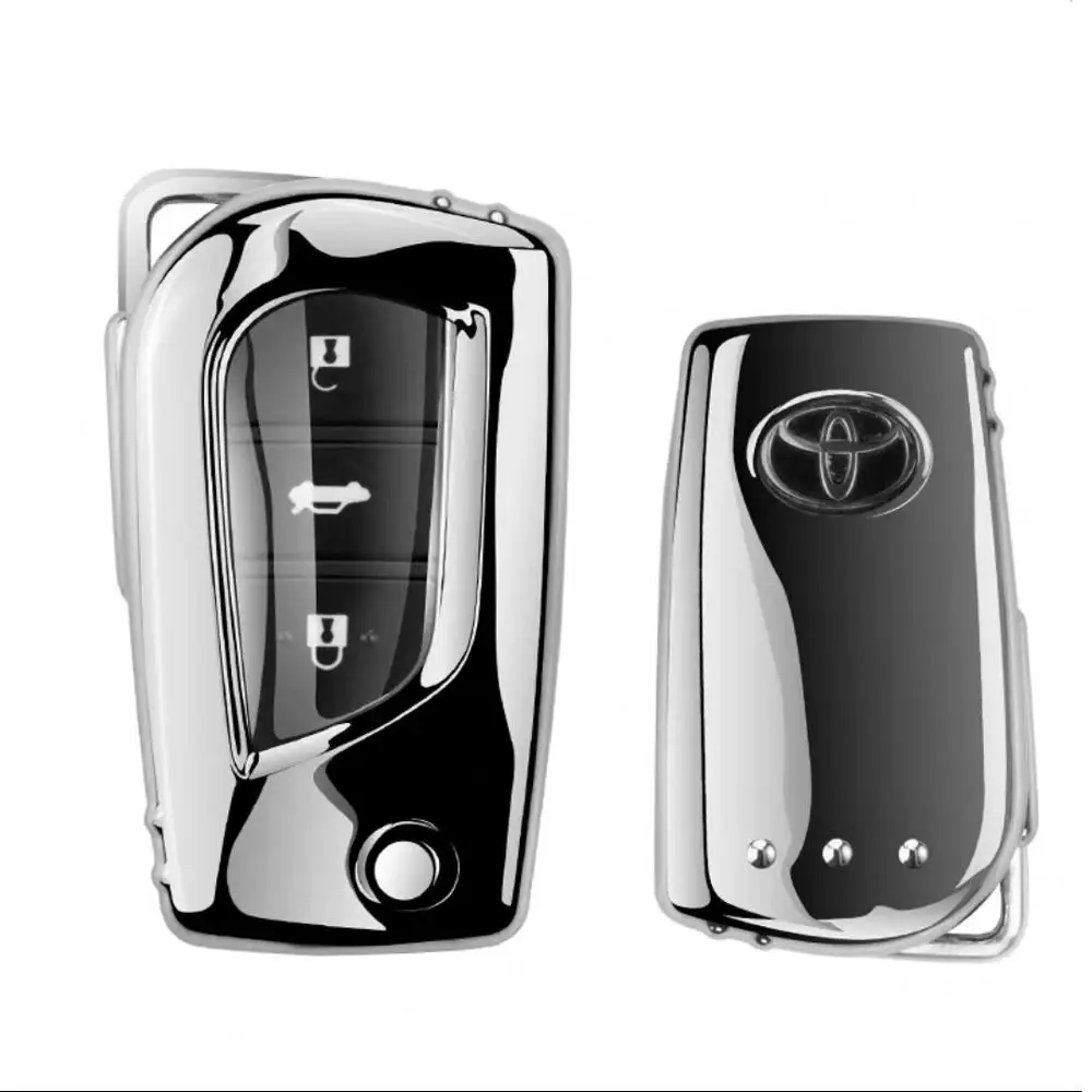 Чехол для автомобильного ключа из ТПУ с дистанционным управлением Toyota RAV4 Prado