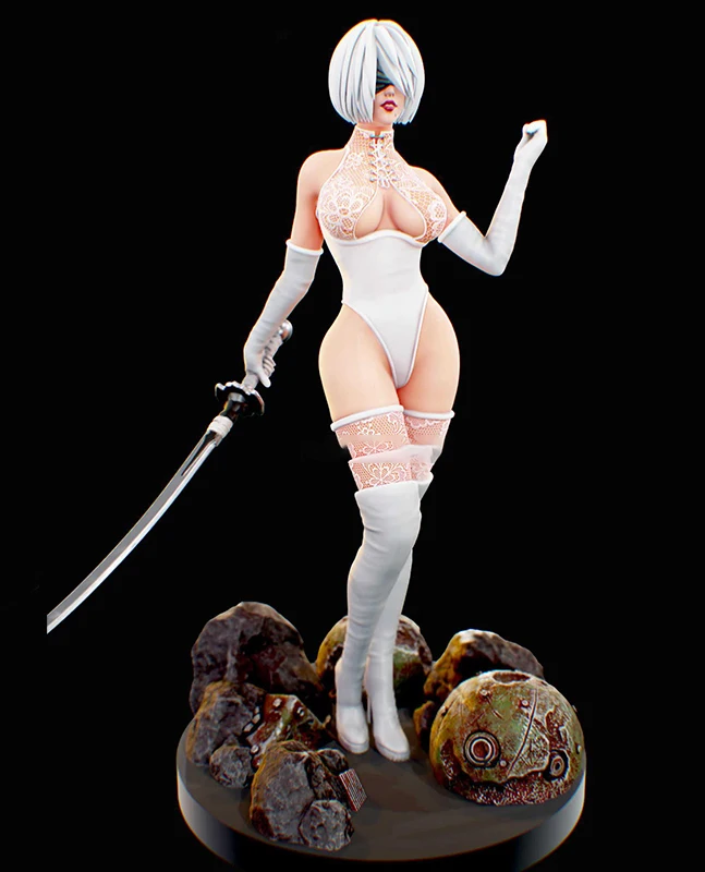 

1/24 75mm 1/18 100mm Resin Model Kits Sexy Female Killer Unpainted Sculpture No Color RW-203