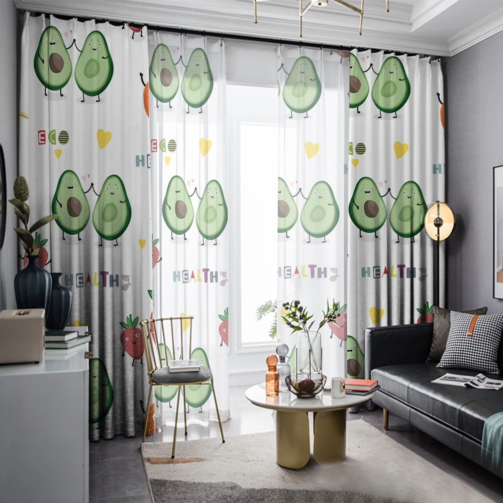 

Cartoon Living Room Decorative Curtains High Quality Blackout Curtains For Bedroom Window