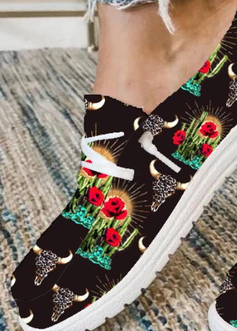 

Spring Autumn Women Shoes 2021 New Comfortable Lightweight Flat Shoes Woman Fashion Printed Casual Shoes Zapatos De Mujerae54