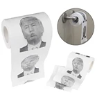 1 рулон туалетной бумаги с президентом Дональдом Трампом, креативная розыгрыш, шутка, забавная бумажная салфетка, рулон, кляп, подарок, аксессуары для ванной и кухни