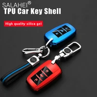 soft tpu car styling case cover for changan cs75 2018 key bag cover holder decoration protection auto key case accessories