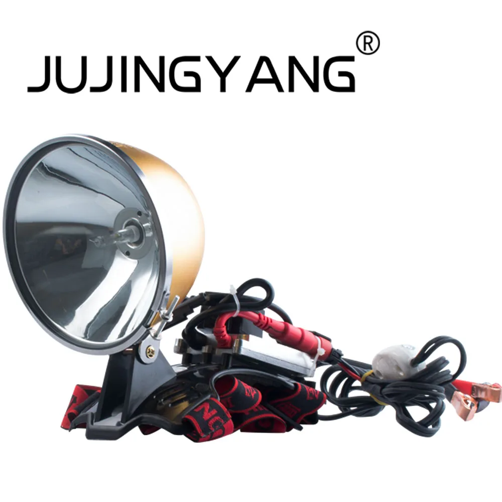 

Ju Jingyang outdoor xenon headlight 12V miner's lamp gold ball ballast strong light long-range lighting searchlight