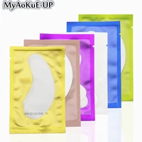 100 pairs eye patches for eyelash extension under eye paper patches disposable eye tips sticker wraps make up tools eyelash pads
