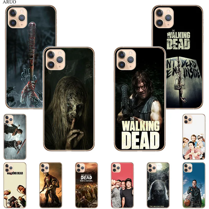 Чехол для телефона Apple iPhone 12 11 Pro Max X XR XS MAX 6 6s 7 8 Plus 5s SE Ходячие мертвецы Модные