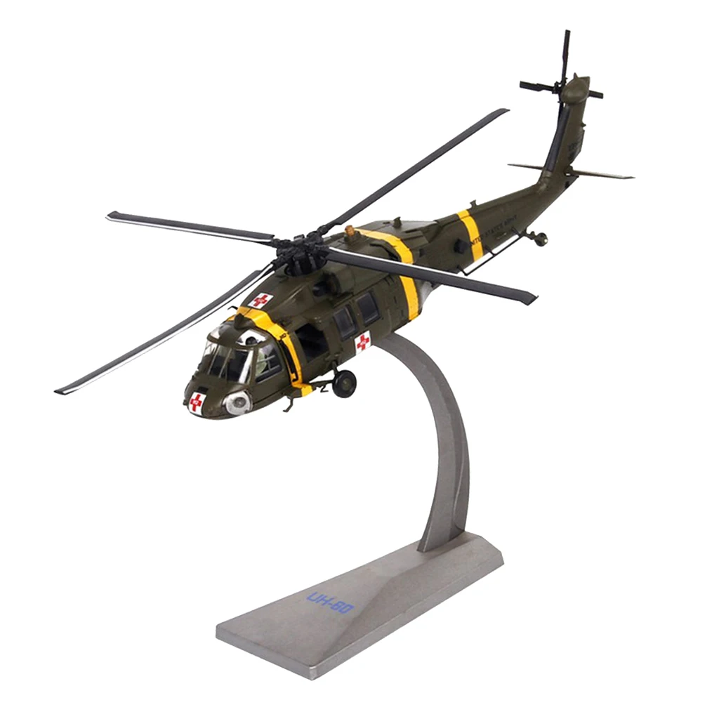 

MagiDeal 1:72 Scale UH-60 Helicopter Diecast Alloy Model Airplane