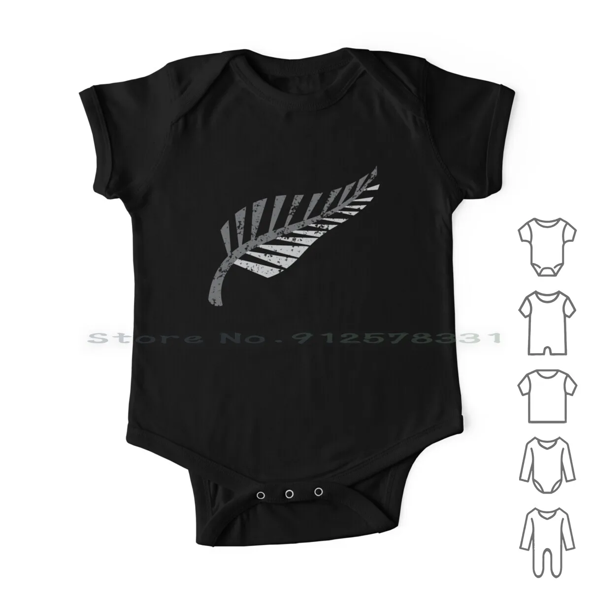 

Silver Fern Distressed Newborn Baby Clothes Rompers Cotton Jumpsuits Aussies Funny Kiwis Auckland Wellington Maori Maps Island