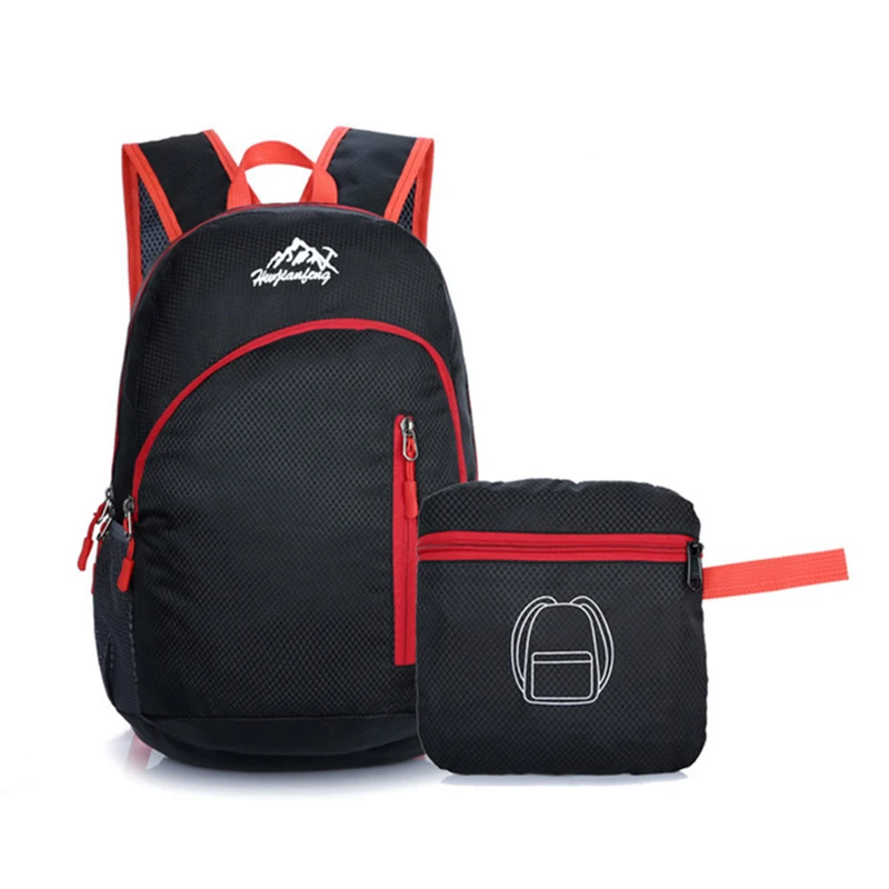 Ультра светильник посылка из кожи складной рюкзак для путешествий