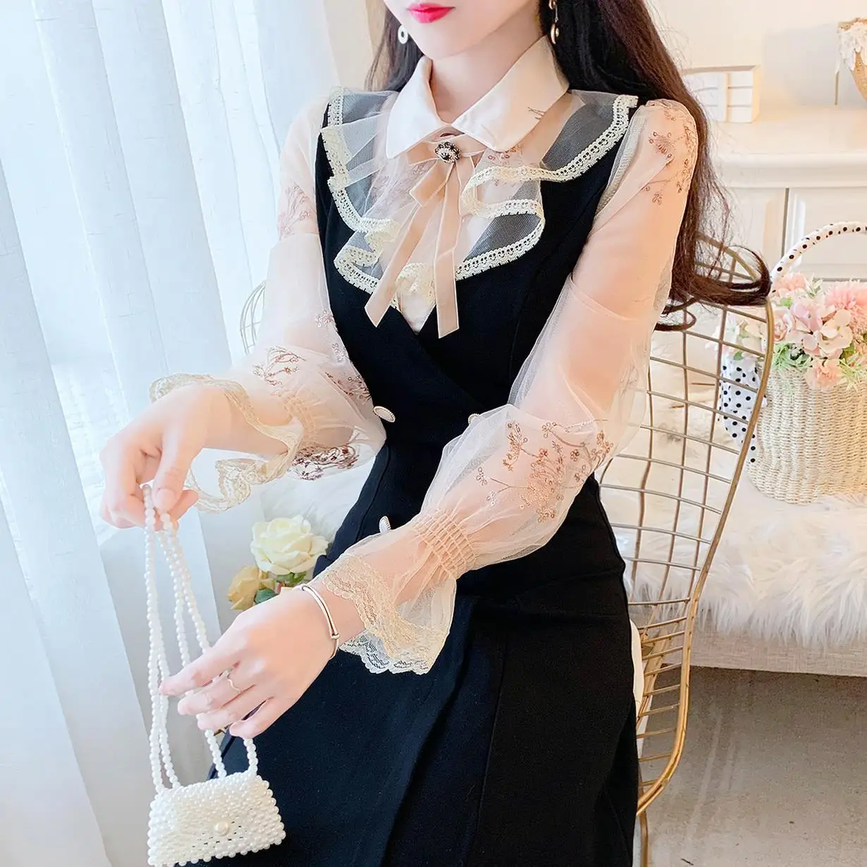 

A new French style dress in spring and summer of 2021